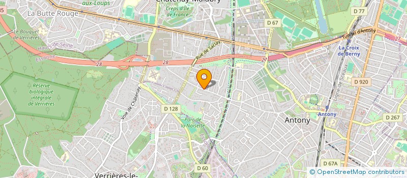 localisation de l'entreprise LE GRILL DU SUD OUEST à ANTONY