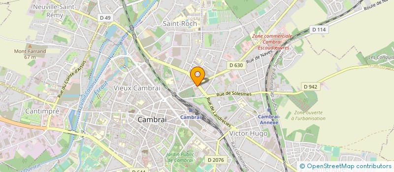localisation de l'entreprise LE GRILL NICOLAS à CAMBRAI
