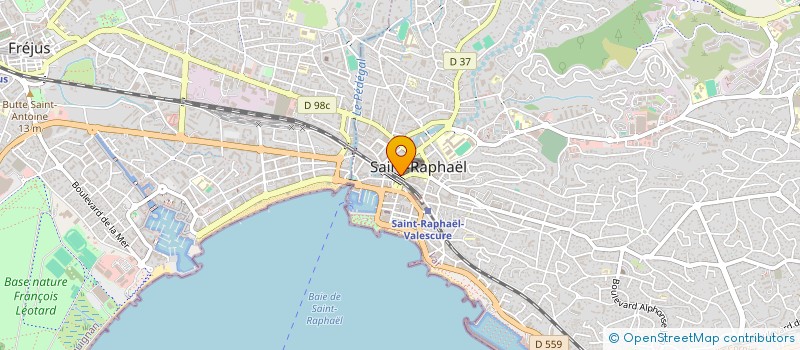 localisation de l'entreprise LE GRILLON  SAINT-RAPHAEL