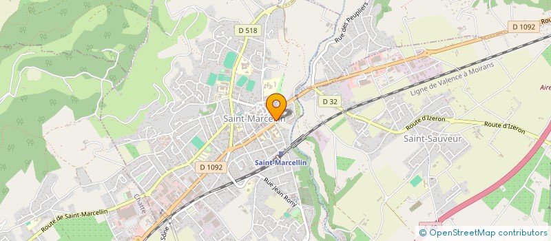 localisation de l'entreprise LE GRILLON à SAINT-MARCELLIN