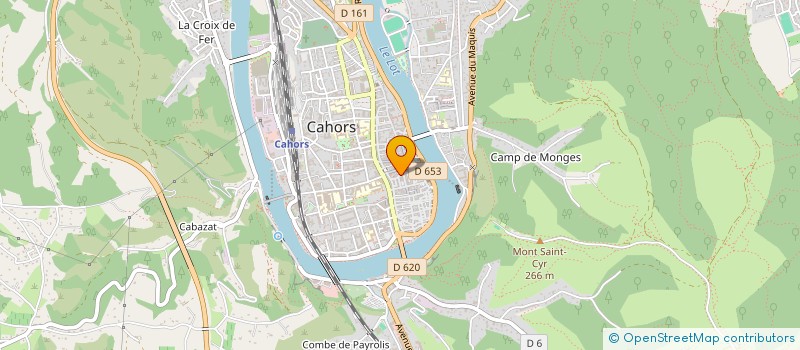 localisation de l'entreprise LE GRILLON à CAHORS