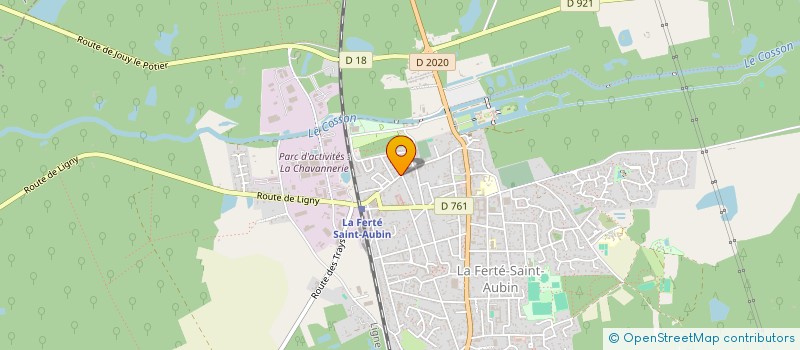 localisation de l'entreprise LE GRILLON  LA FERTE-SAINT-AUBIN