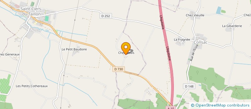 localisation de l'entreprise LE GRILLOT  BOIS