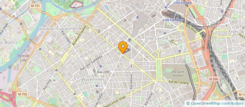 localisation de l'entreprise LE GRIM à LILLE