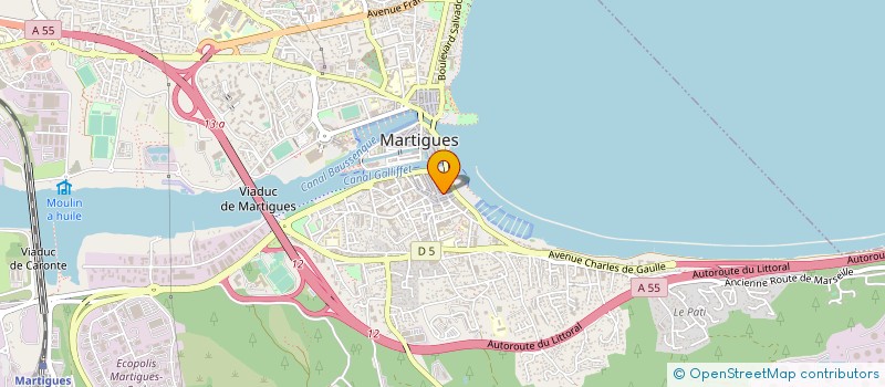 localisation de l'entreprise LE GRIMOIRE à MARTIGUES
