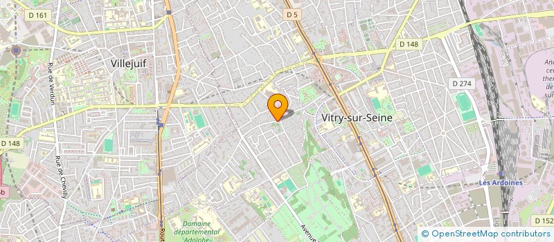 localisation de l'entreprise LE GRIMOIRE FUNAMBULE à VITRY-SUR-SEINE