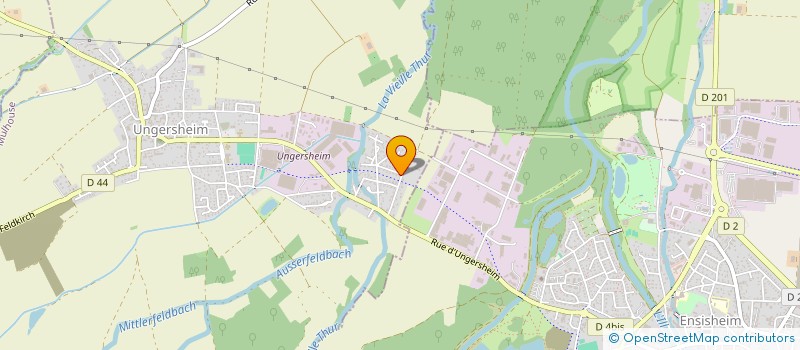 localisation de l'entreprise LE GRIMOIRE VAGABOND  UNGERSHEIM