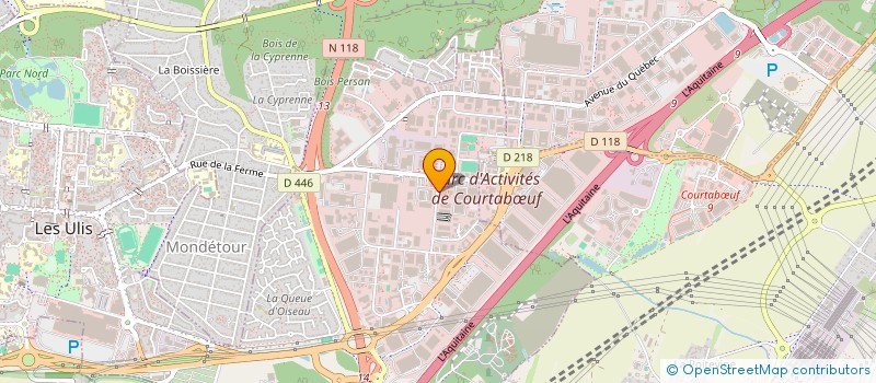 localisation de l'entreprise LE GRIOU  L'ETANG-LA-VILLE