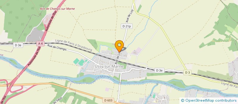 localisation de l'entreprise LE GRISOU  USSY-SUR-MARNE