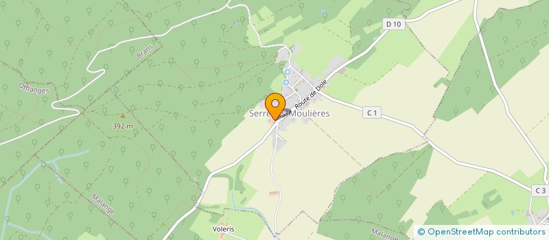 localisation de l'entreprise LE GROIN DE BLE à SERRE-LES-MOULIERES