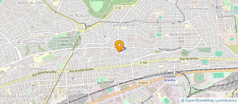 localisation de l'entreprise LE GROS à LE HAVRE