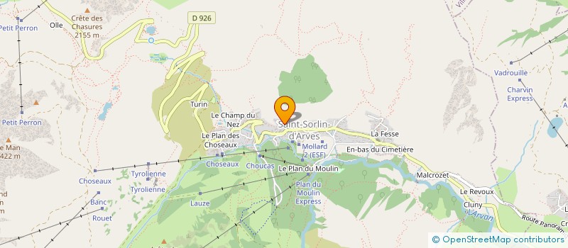 localisation de l'entreprise LE GROS CAILLOU à SAINT-SORLIN-D ARVES