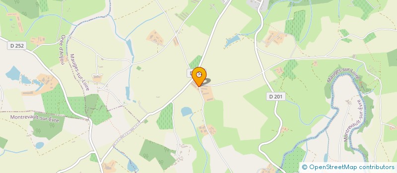 localisation de l'entreprise LE GROS CHENE à MAUGES-SUR-LOIRE