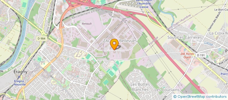 localisation de l'entreprise LE GROS CHENE  HERBLAY-SUR-SEINE