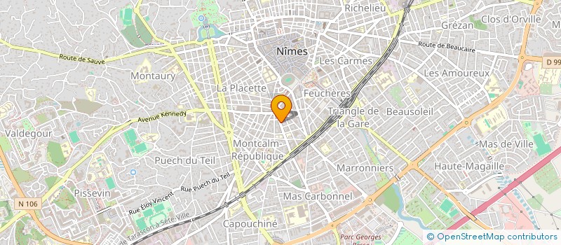 localisation de l'entreprise LE GROS COOKIE  NIMES