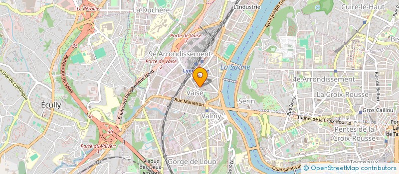 localisation de l'entreprise LE GROS LOCAL  LYON