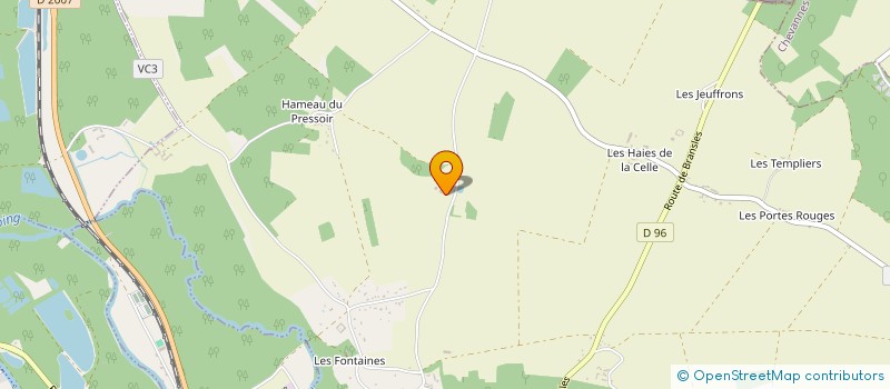 localisation de l'entreprise LE GROSLOY à FERRIERES-EN-GATINAIS