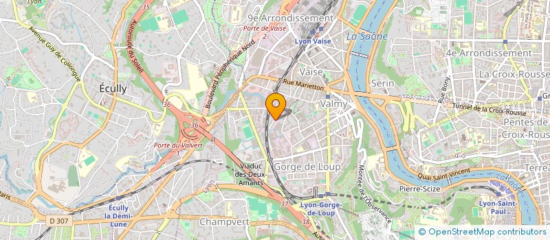 localisation de l'entreprise LE GROUP  LYON