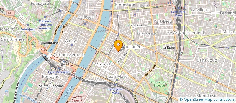 localisation de l'entreprise LE GROUP' ASSO  LYON