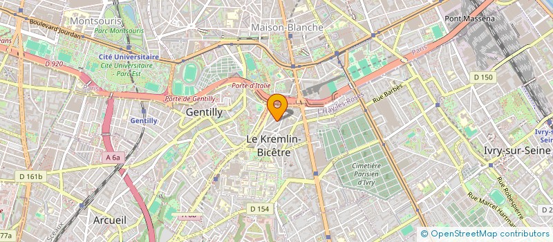 localisation de l'entreprise LE GROUPE à KREMLIN BICETRE