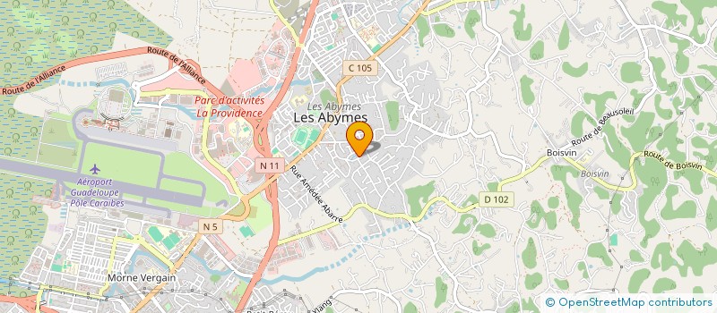 localisation de l'entreprise LE GROUPE CHALE à LES ABYMES