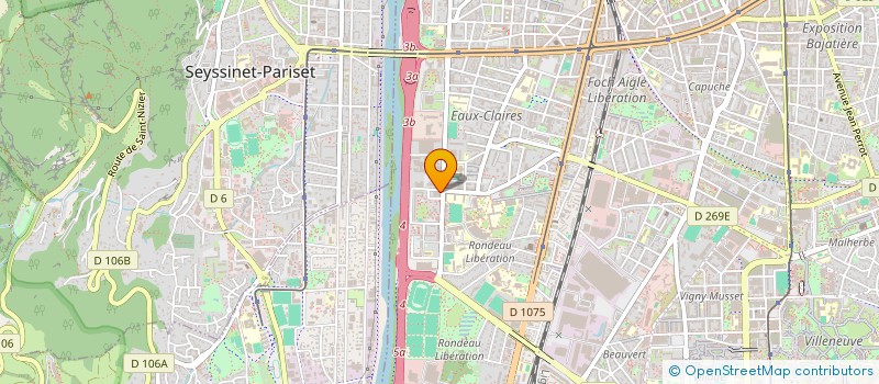 localisation de l'entreprise LE GROUPE D'O.R. à GRENOBLE