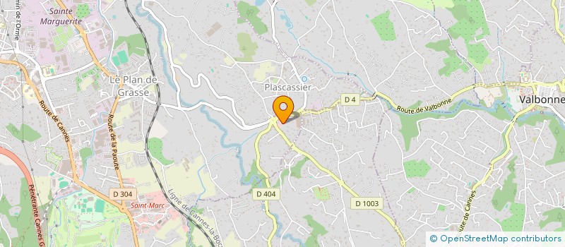 localisation de l'entreprise LE GROUPE DE LA PIERRE  GRASSE