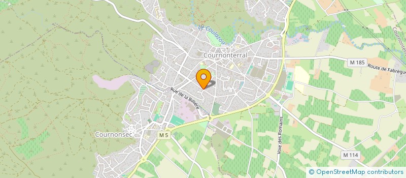 localisation de l'entreprise LE GROUPE DE RECHERCHES SUR LES ARCHIVES DE COURNONTERRAL à COURNONTERRAL