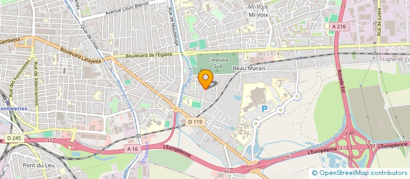 localisation de l'entreprise LE GROUPE DES NATIONS  CALAIS