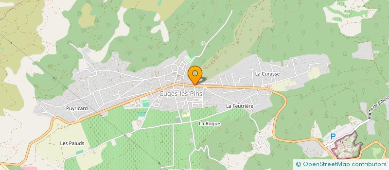 localisation de l'entreprise LE GROUPE ELA  CUGES-LES-PINS