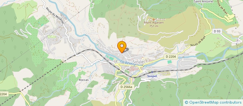 localisation de l'entreprise LE GROUPE ESCALE  SOSPEL