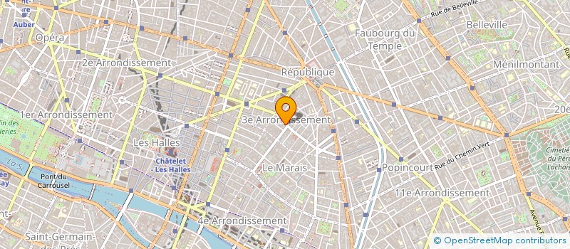 localisation de l'entreprise LE GROUPE FRANCAIS à PARIS