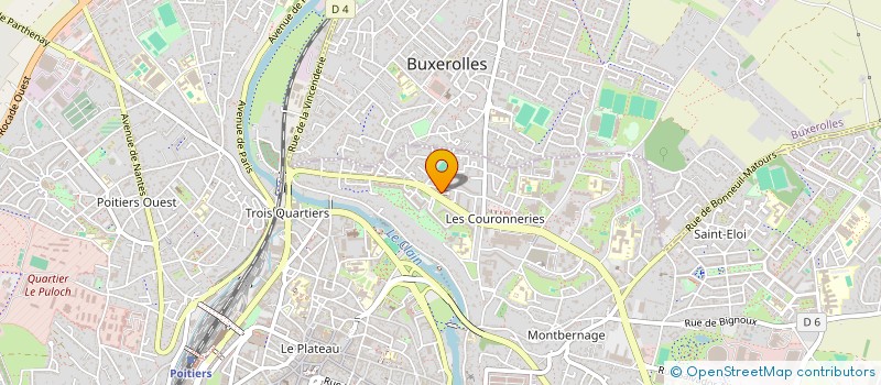 localisation de l'entreprise LE GROUPE HA  POITIERS