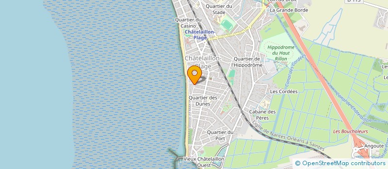 localisation de l'entreprise LE GROUPE INTENDENT  CHATELAILLON-PLAGE