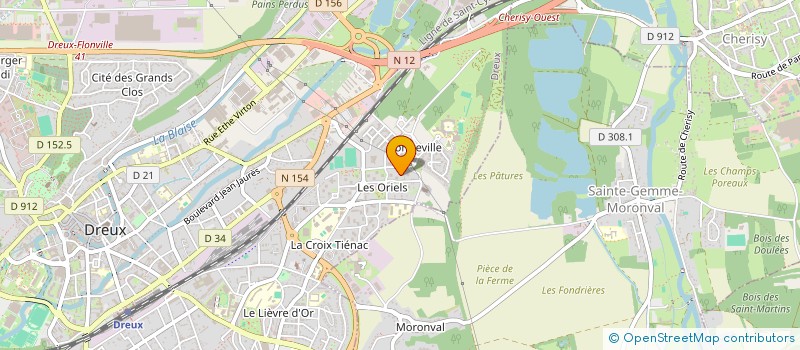 localisation de l'entreprise LE GROUPE LA LUMIERE DU SAVOIR à DREUX