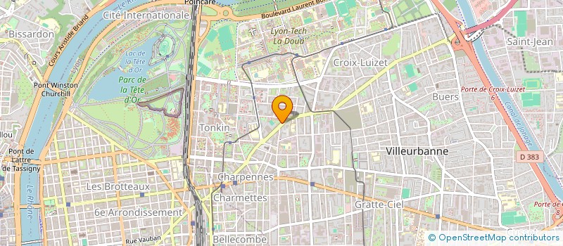 localisation de l'entreprise LE GROUPE MANGROVE LYON  VILLEURBANNE