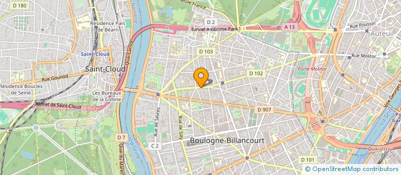 localisation de l'entreprise LE GROUPE N à BOULOGNE BILLANCOURT