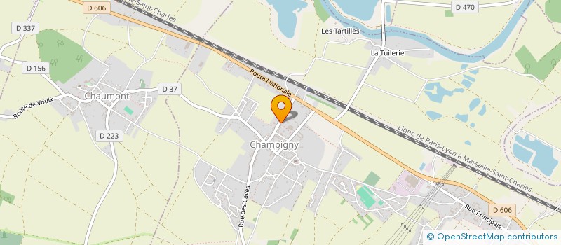 localisation de l'entreprise LE GROUPE RESSOURCE OPTIMISTE POUR LES MALADES DE L'OBESITE  CHAMPIGNY