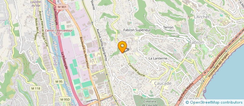localisation de l'entreprise LE GROUPE SAM USE à NICE