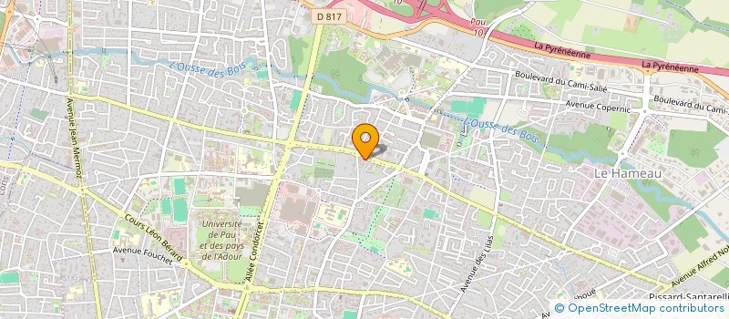 localisation de l'entreprise LE GROUPE SANS GAINS à PAU