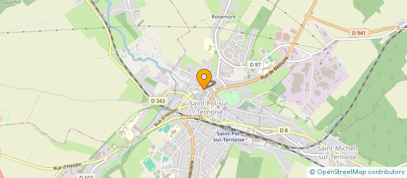 localisation de l'entreprise LE GROUPEMENT COLLABORATIF à SAINT-POL-SUR-TERNOISE