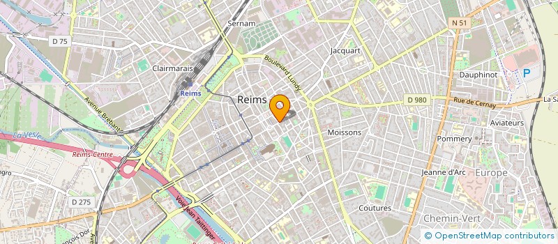 localisation de l'entreprise LE GROUPEMENT D'ACHAT à REIMS