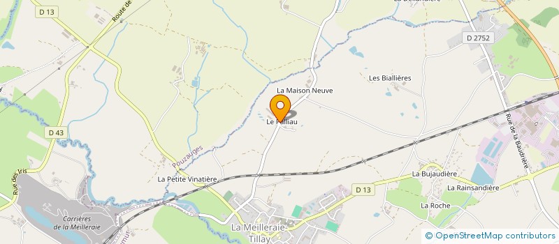 localisation de l'entreprise LE GROUPEMENT D'EMPLOYEURS BOVICAP  LA MEILLERAIE-TILLAY