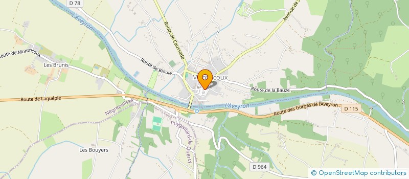 localisation de l'entreprise LE GROUPEMENT DE LOULOUS OISIFS ET URTICANTS à MONTRICOUX
