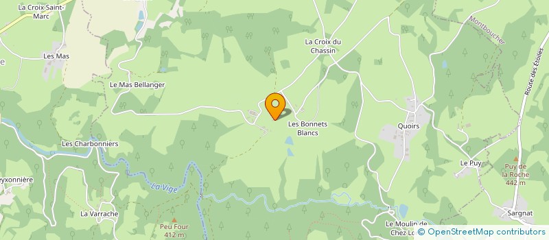 localisation de l'entreprise LE GROUPEMENT FORESTIER DE LA SALLE  SAINT-PIERRE-CHERIGNAT
