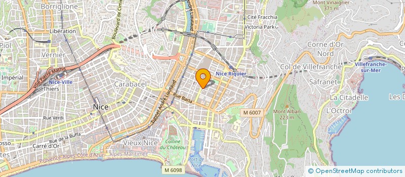 localisation de l'entreprise LE GROUPEMENT FUNERAIRE à NICE