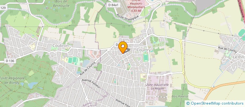localisation de l'entreprise LE GROUPEMENT INDEPENDANT PARENTS D'ELEVES - COURTRY à COURTRY