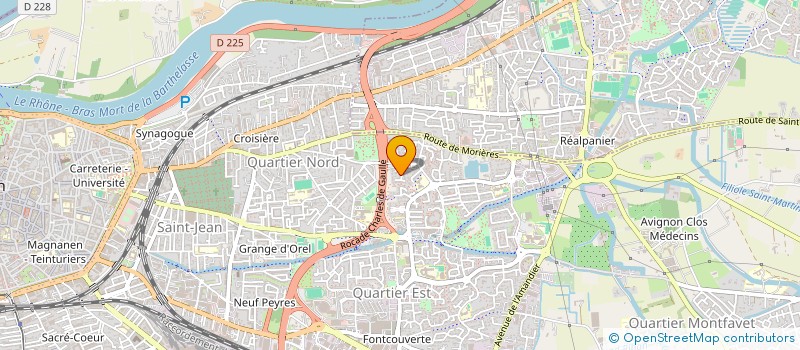 localisation de l'entreprise LE GROZEAU  AVIGNON