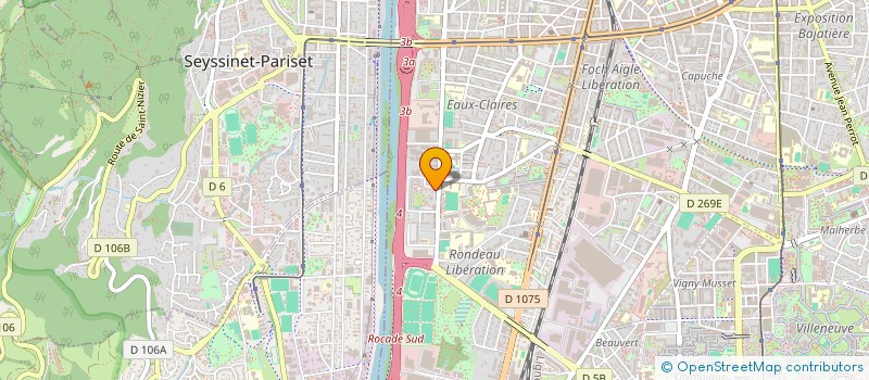 localisation de l'entreprise LE GRUAU à GRENOBLE