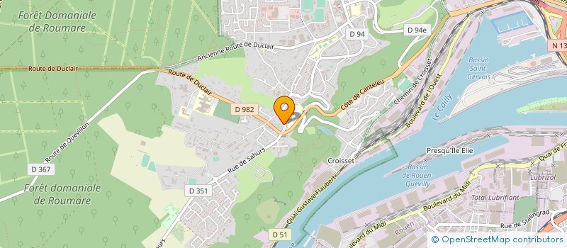 localisation de l'entreprise LE GRUCHET  CANTELEU